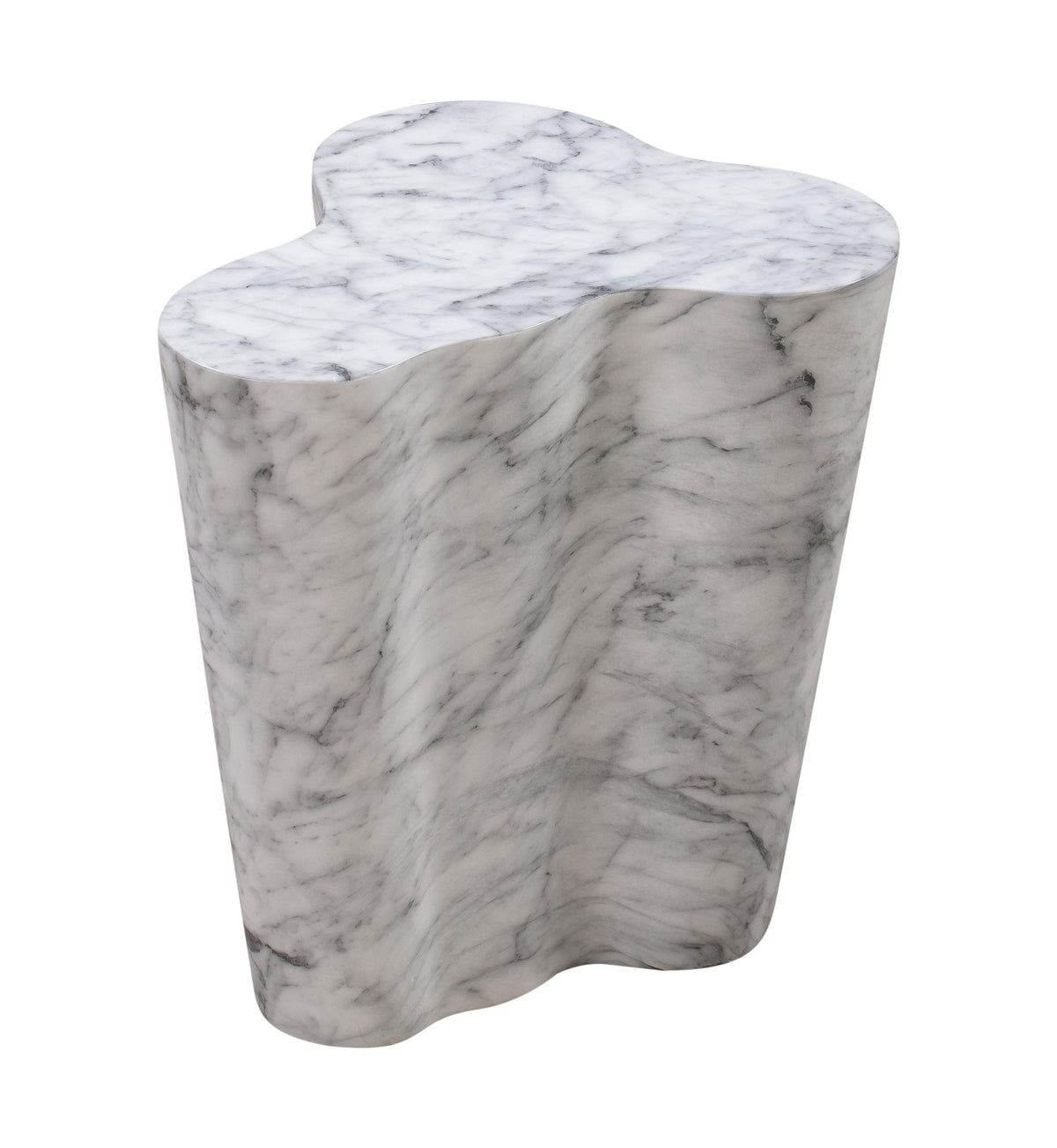 Slab Marble Short Side Table by TOV Furniture – photo 1 of 7