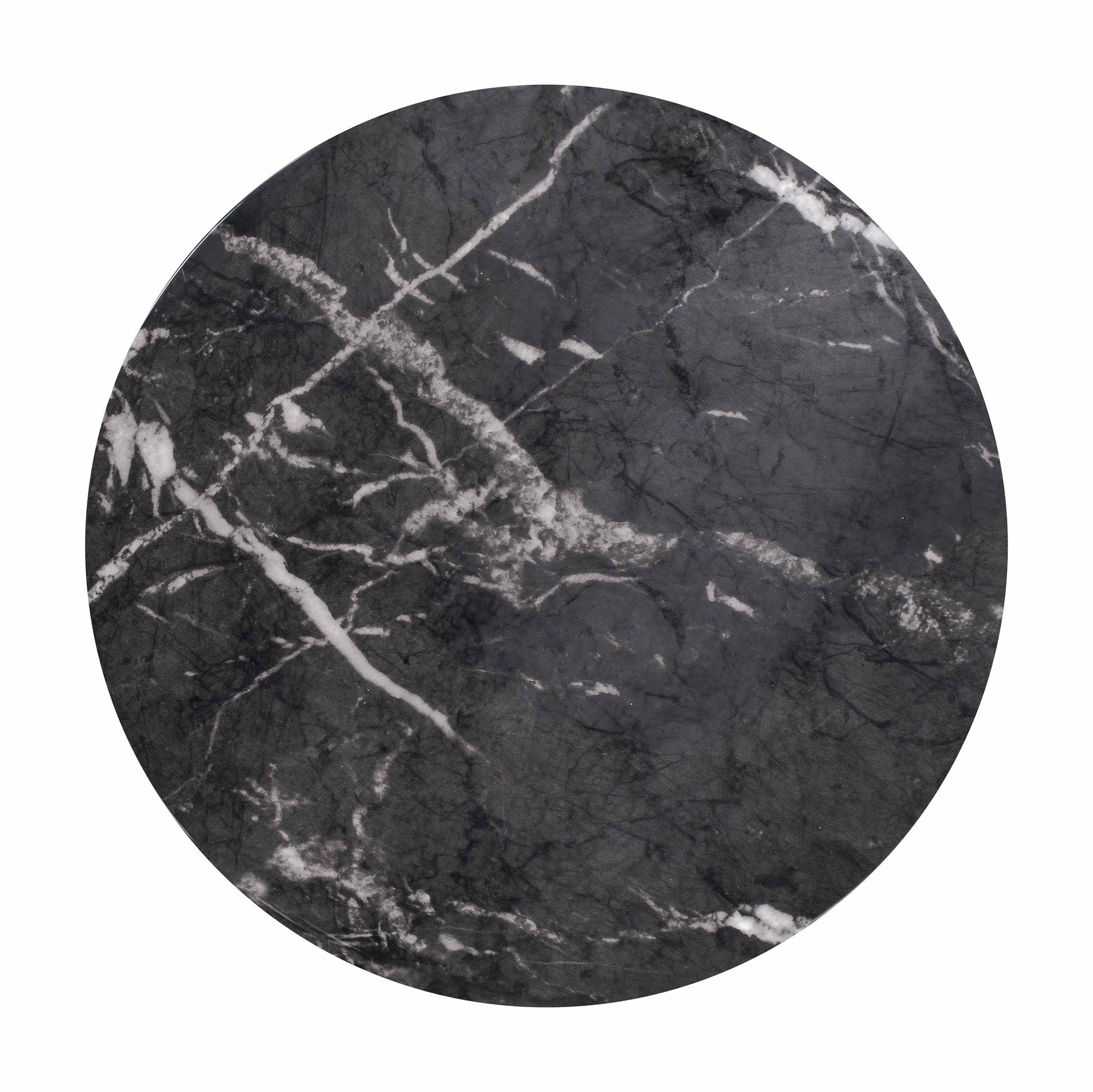 Rue Marble Indoor Outdoor Round Side Table by TOV Oc44040