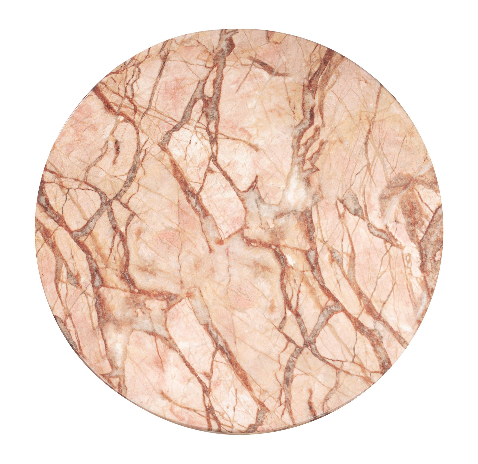Rue Marble Indoor Outdoor Round Side Table by TOV Oc44042