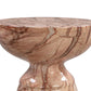 Rue Marble Indoor Outdoor Round Side Table by TOV Oc44041