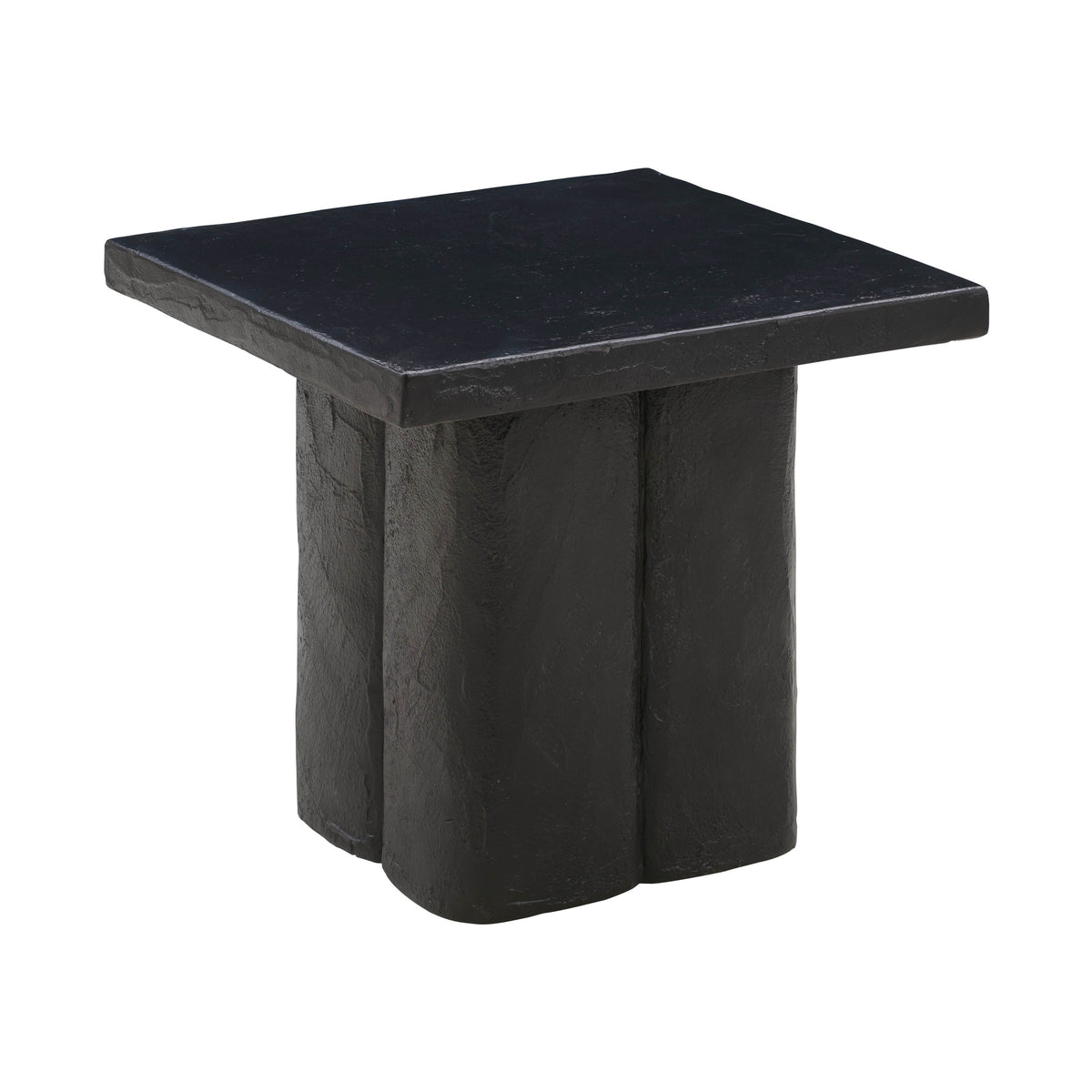 Kayla Black Concrete Side Table by TOV Furniture – photo 1 of 6