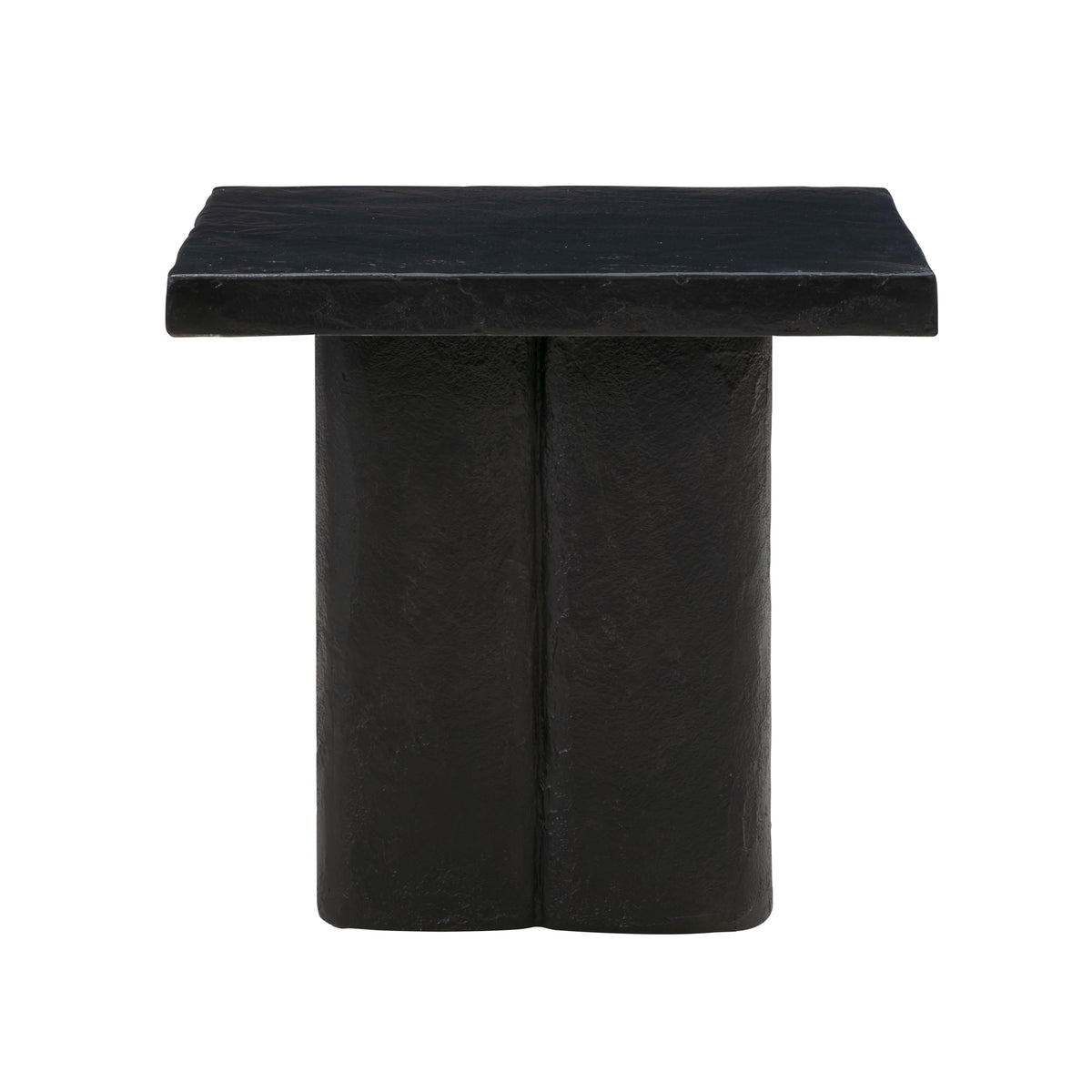 Kayla Black Concrete Side Table by TOV Furniture – photo 3 of 6