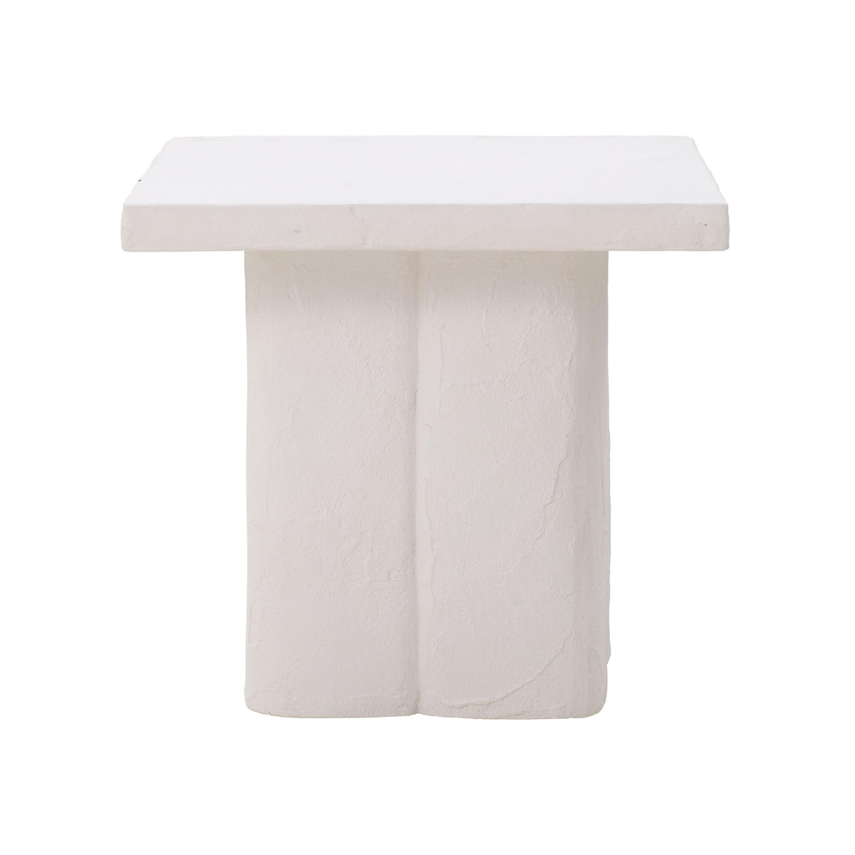 Kayla White Concrete Side Table by TOV Furniture – photo 3 of 6