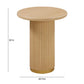 Chelsea Oak Wood Entry Table by TOV Oc44173