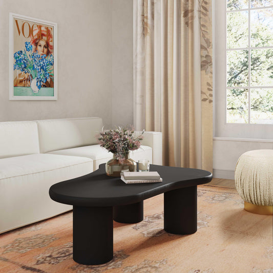 Gotham Onyx Black Coffee Table by TOV Furniture