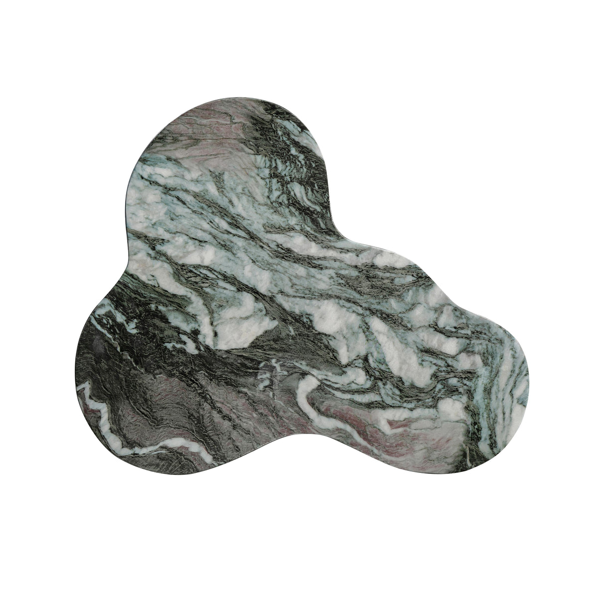Slab Grey/Blush Faux Marble Tall Side Table by TOV Furniture – photo 4 of 7
