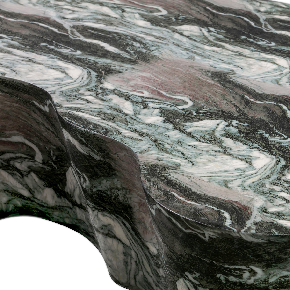 Slab Grey/Blush Faux Marble Coffee Table by TOV Furniture – photo 8 of 8