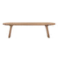 Samantha 60 Cognac Acacia Bench With Boucle Seat by TOV Oc54238