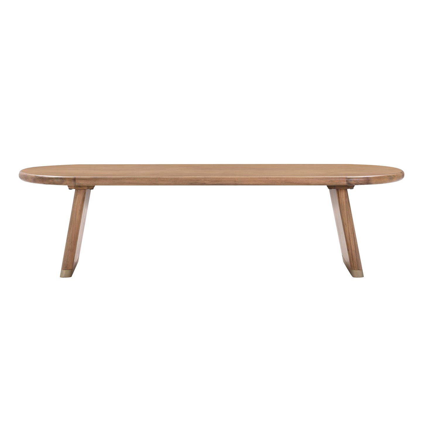 Samantha 60 Cognac Acacia Bench With Boucle Seat by TOV Oc54238