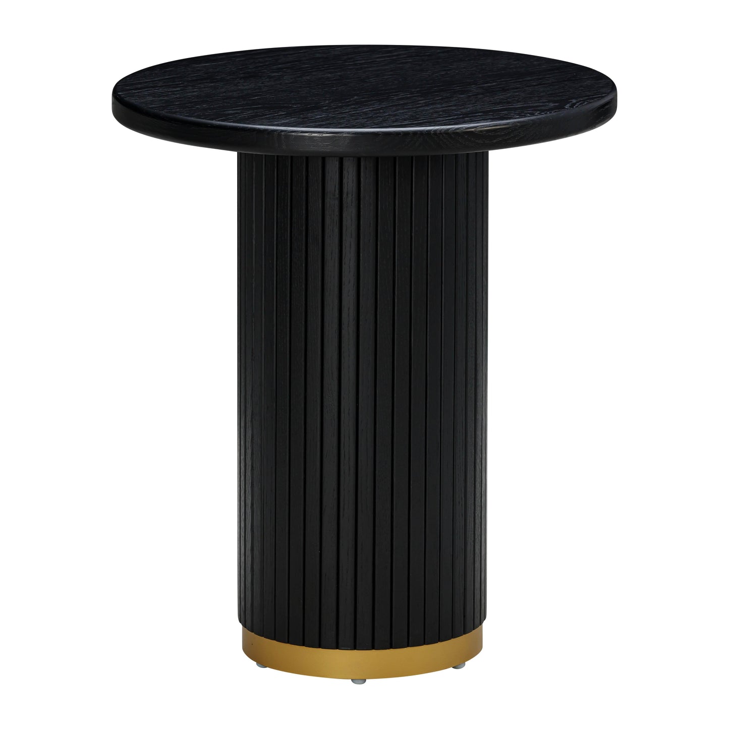 Chelsea Black Oak Entry Table by TOV