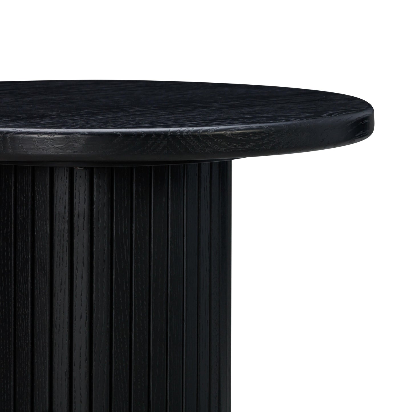 Chelsea Black Oak Entry Table by TOV