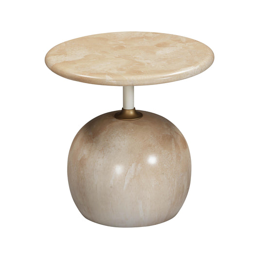 Mire Rose Faux Marble Side Table by TOV Oc54288