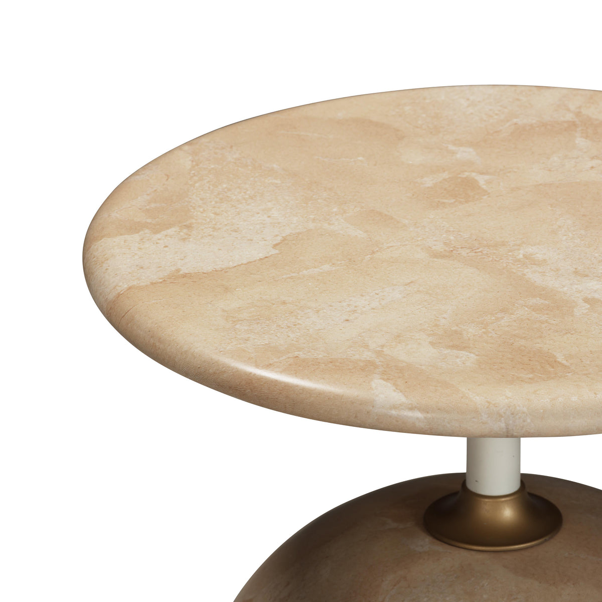 Mire Rose Faux Marble Side Table by TOV Furniture – photo 5 of 6