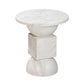 Chip Marble Print Side Table by TOV