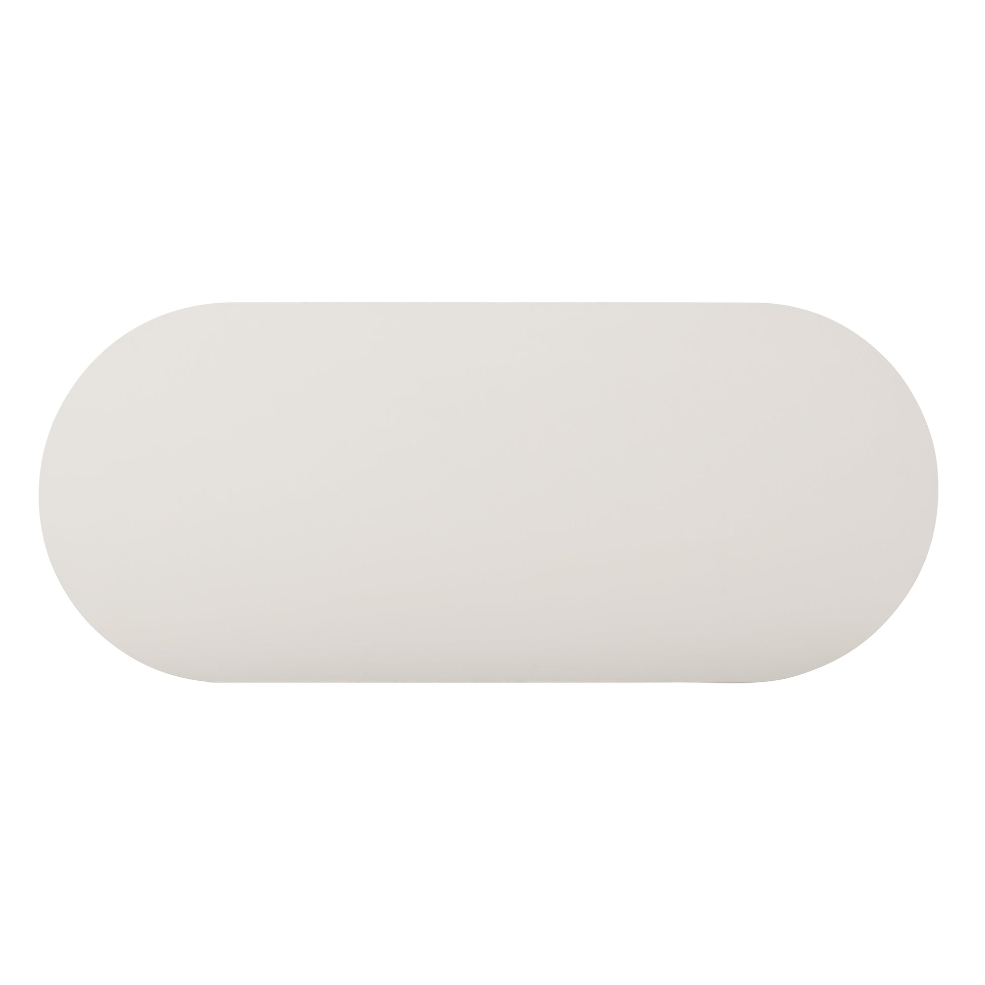 Bella 48 Cream Oval Coffee Table by TOV Oc54323