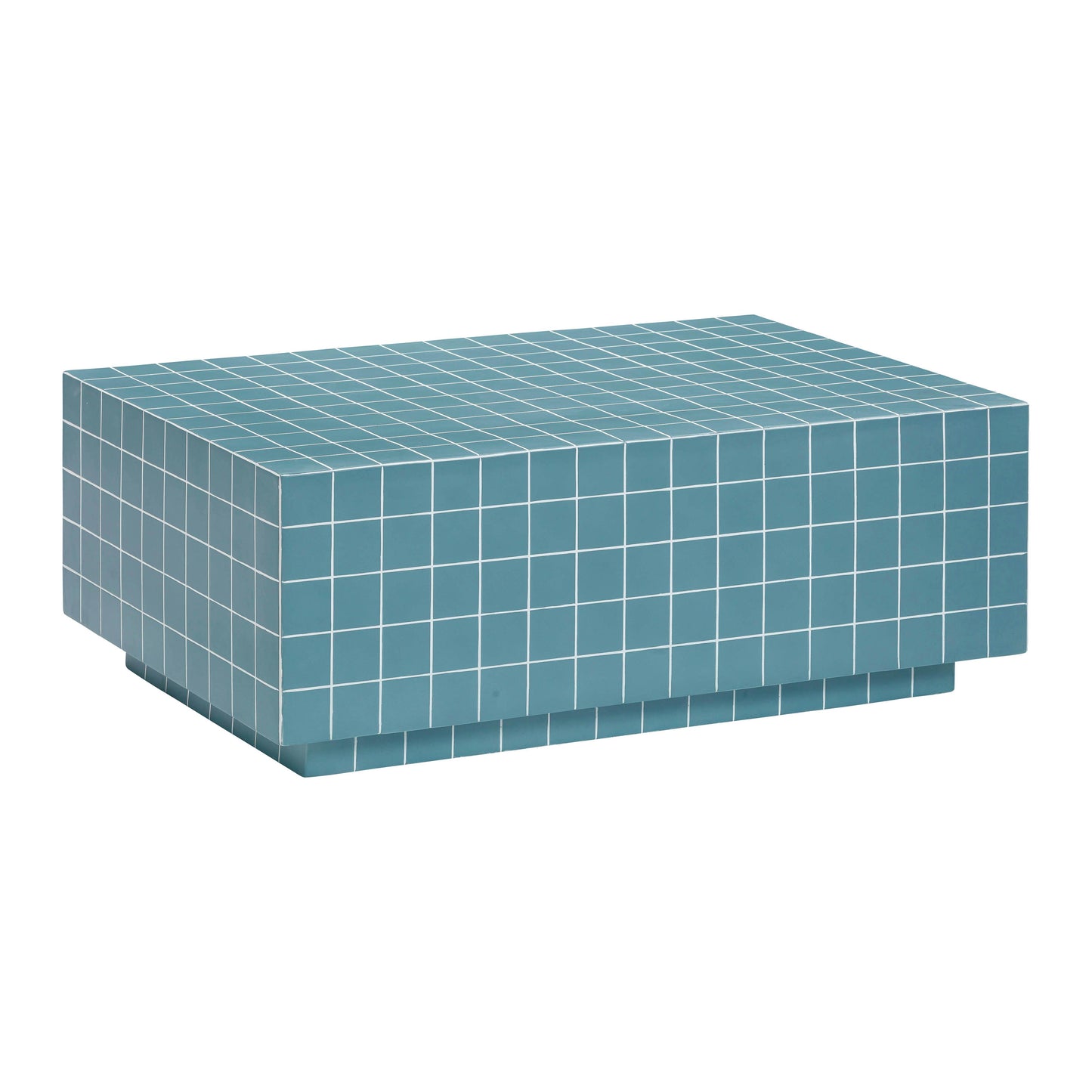 Mixie Blue Tile Coffee Table by TOV