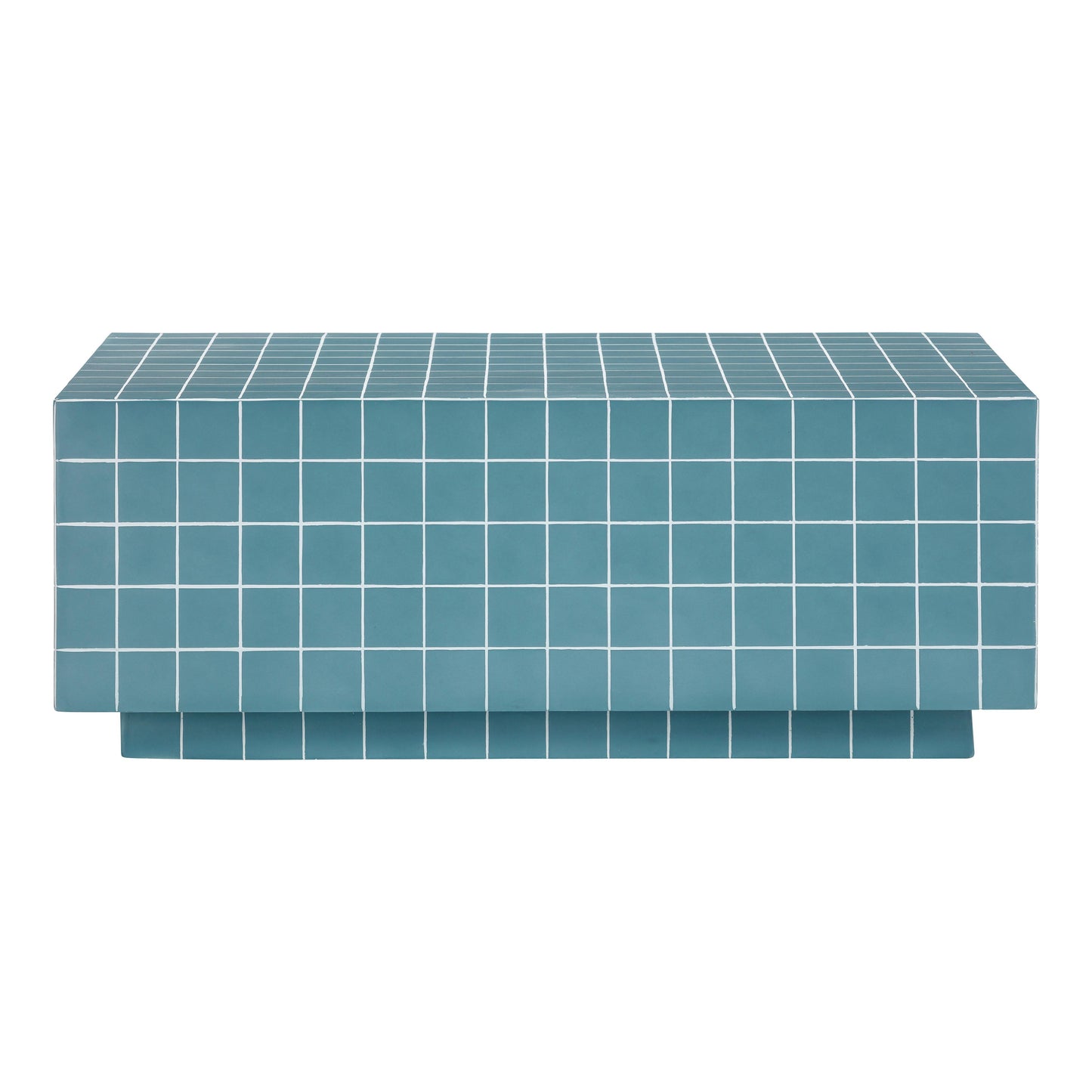 Mixie Blue Tile Coffee Table by TOV