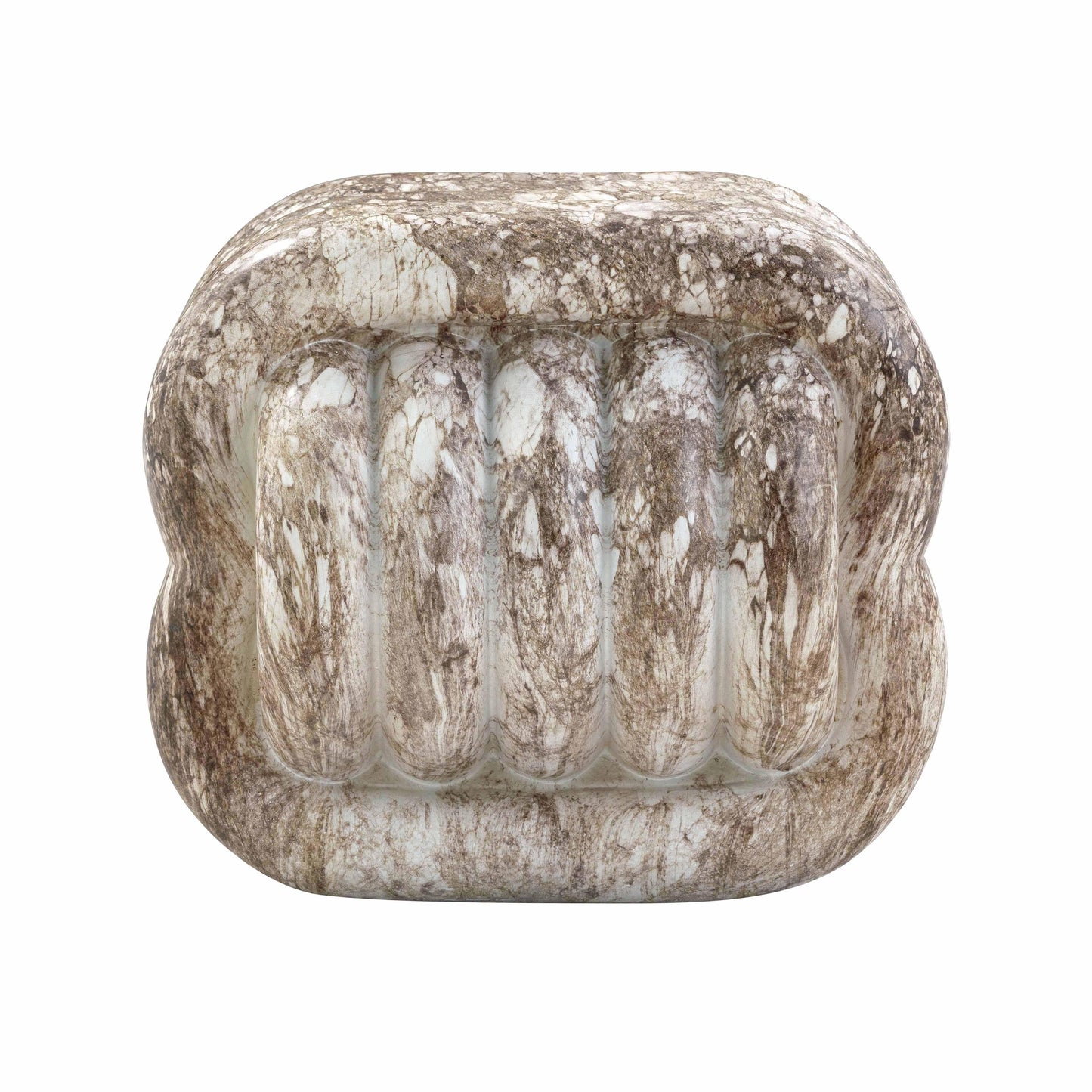 Love Knot Concrete Indoor/Outdoor Accent Stool Grey by Tov Furniture