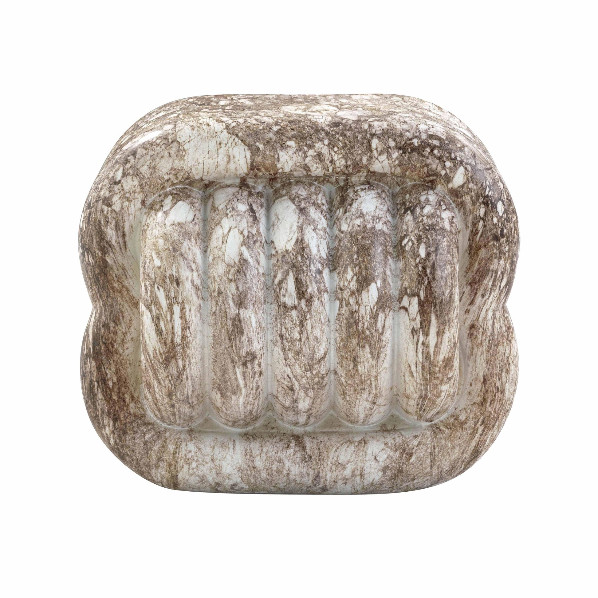 Love Knot Concrete Indoor/Outdoor Accent Stool Grey by Tov Furniture
