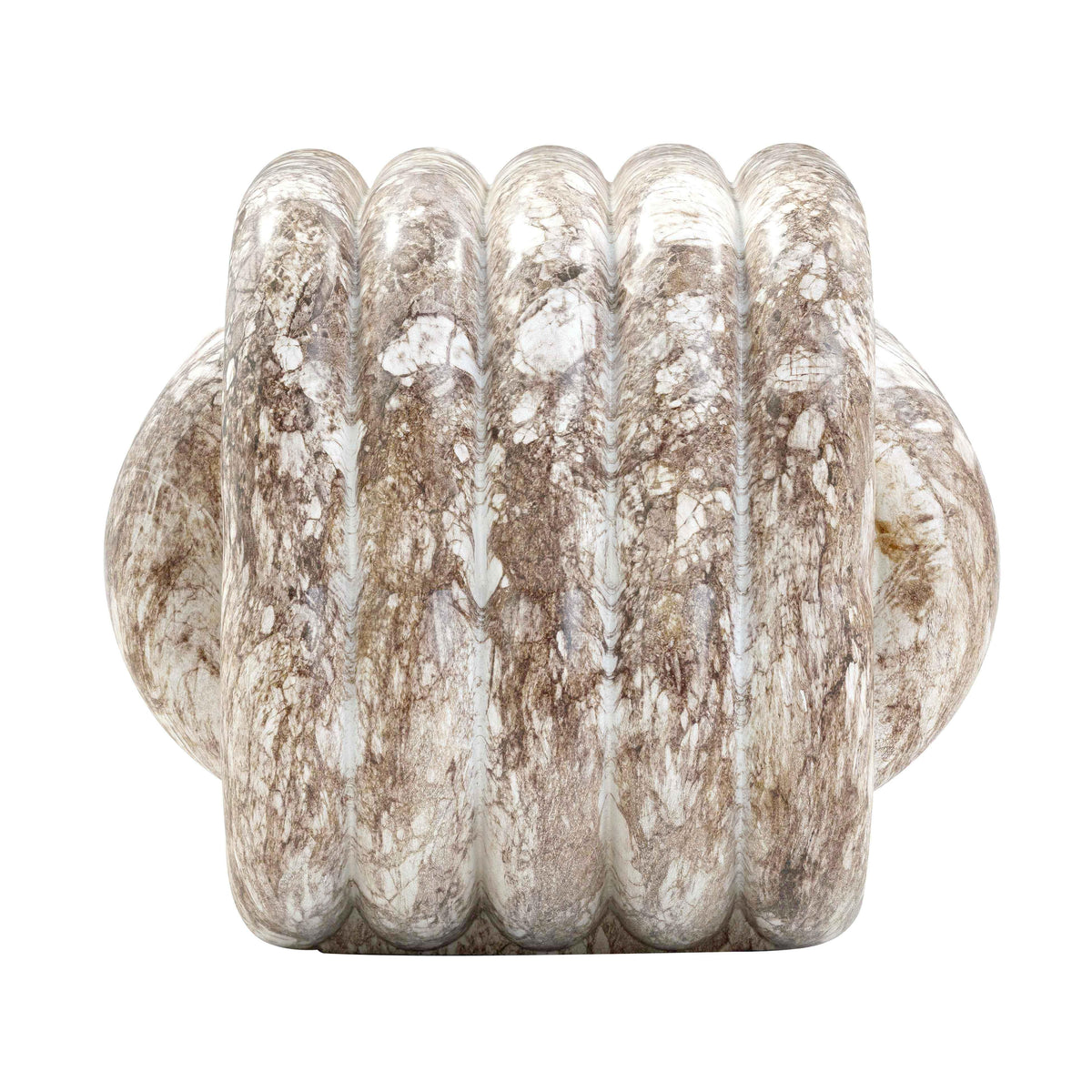 Love Knot Faux Breccia Capraia Marble Indoor / Outdoor Accent Stool by TOV Furniture – photo 4 of 7