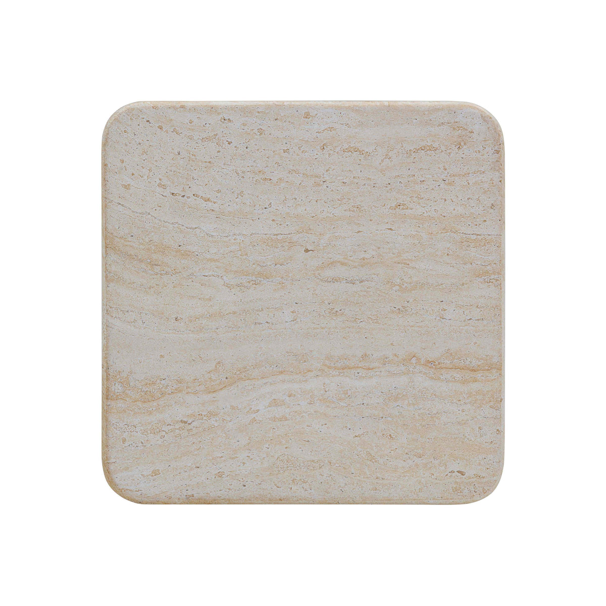 Brut Faux Travertine & Breccia Concrete Indoor/Outdoor Side Table by TOV Furniture – photo 4 of 6