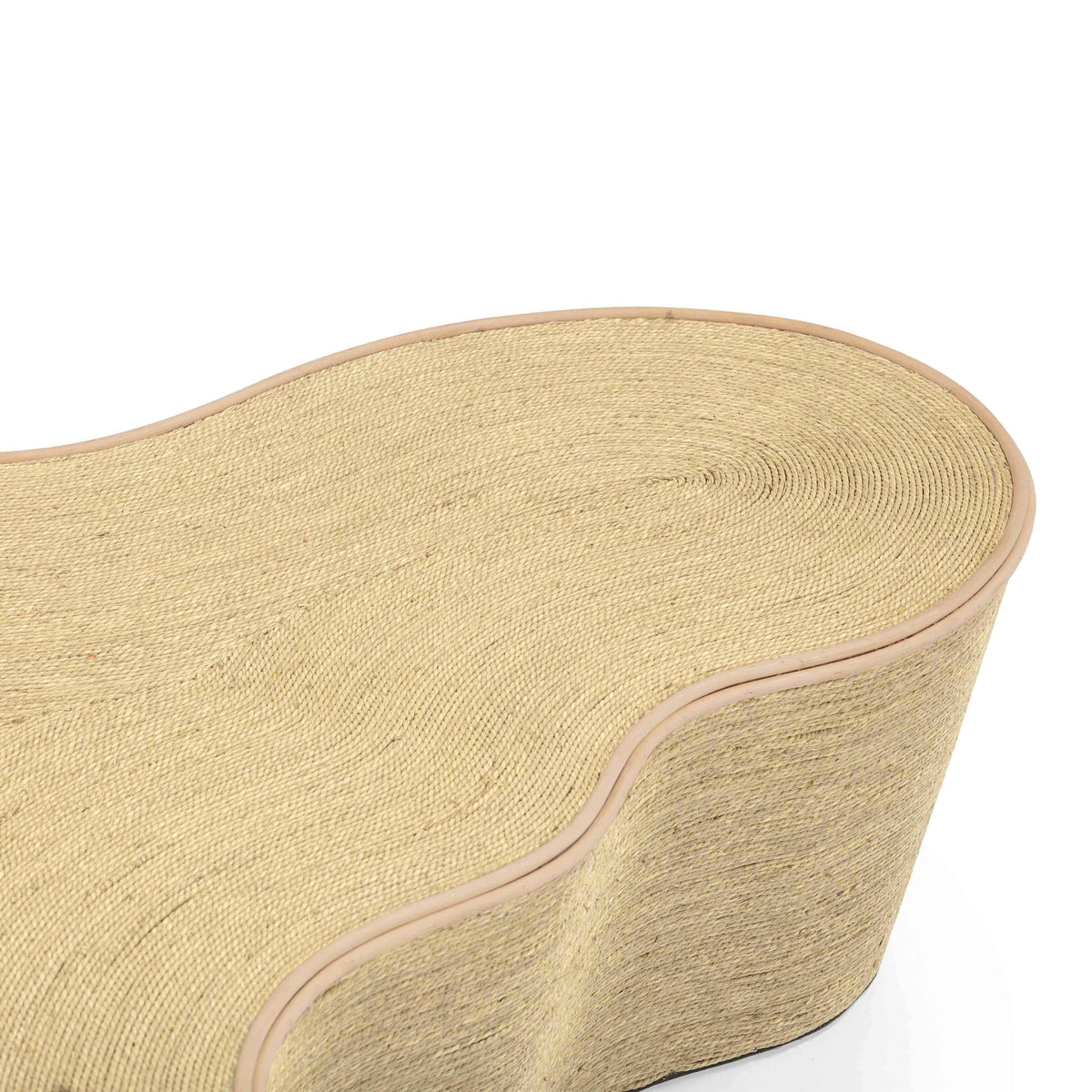 Slab 60" Natural Seagrass Coffee Table by TOV Furniture – photo 10 of 10