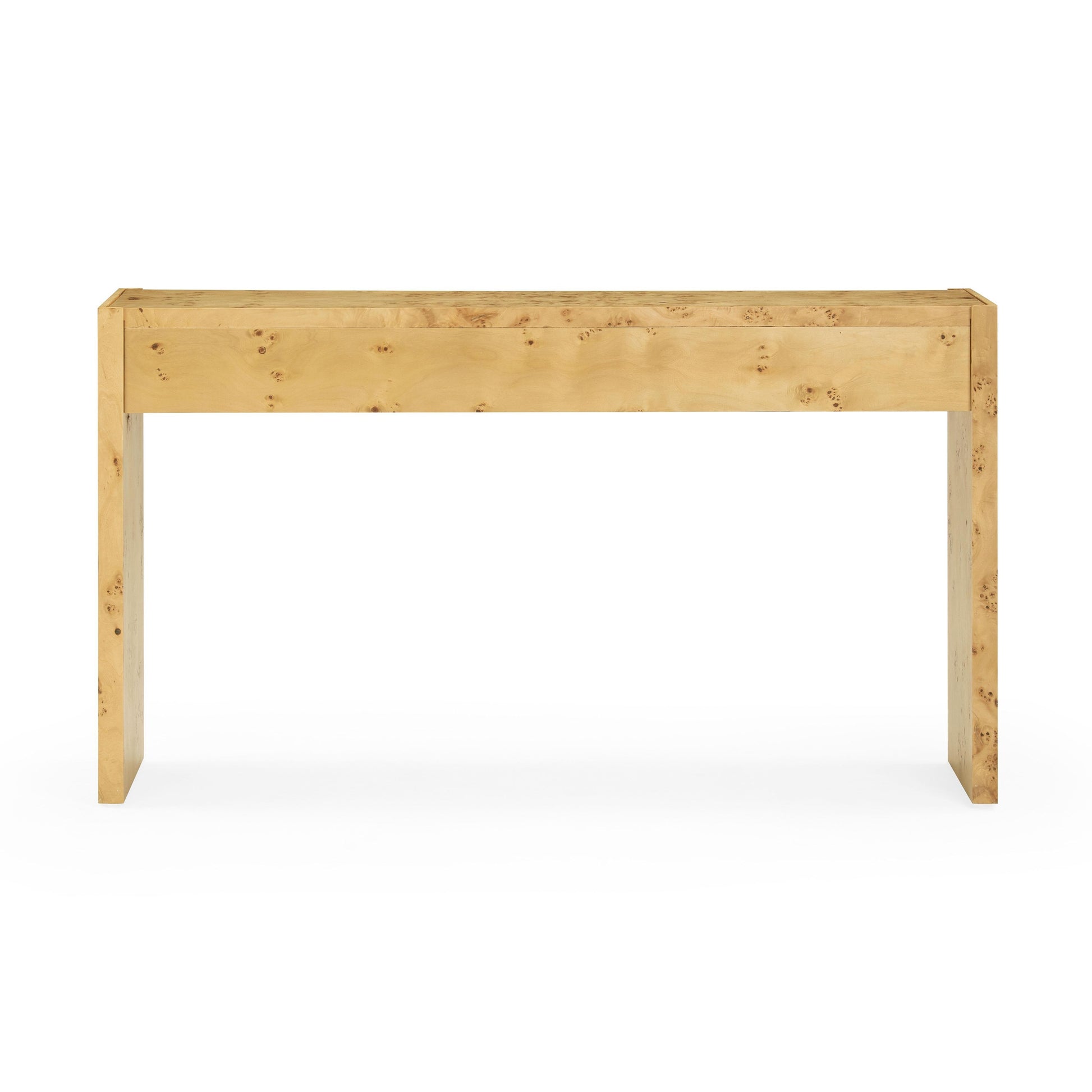 Brandyss 54" Burl Console Table Natural by Tov Furniture