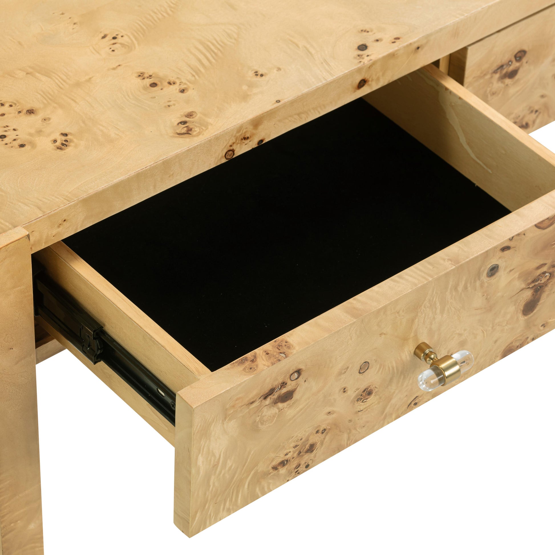 Brandyss 54" Burl Console Table Natural by Tov Furniture