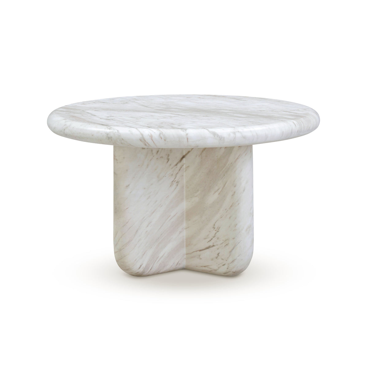 Juju 24" Faux Marble Indoor/Outdoor Tall Coffee Table by TOV Furniture – photo 3 of 6