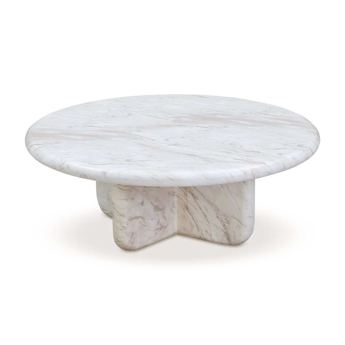Juju 32" Faux Marble Indoor/Outdoor Short Coffee Table by TOV Furniture – photo 5 of 6