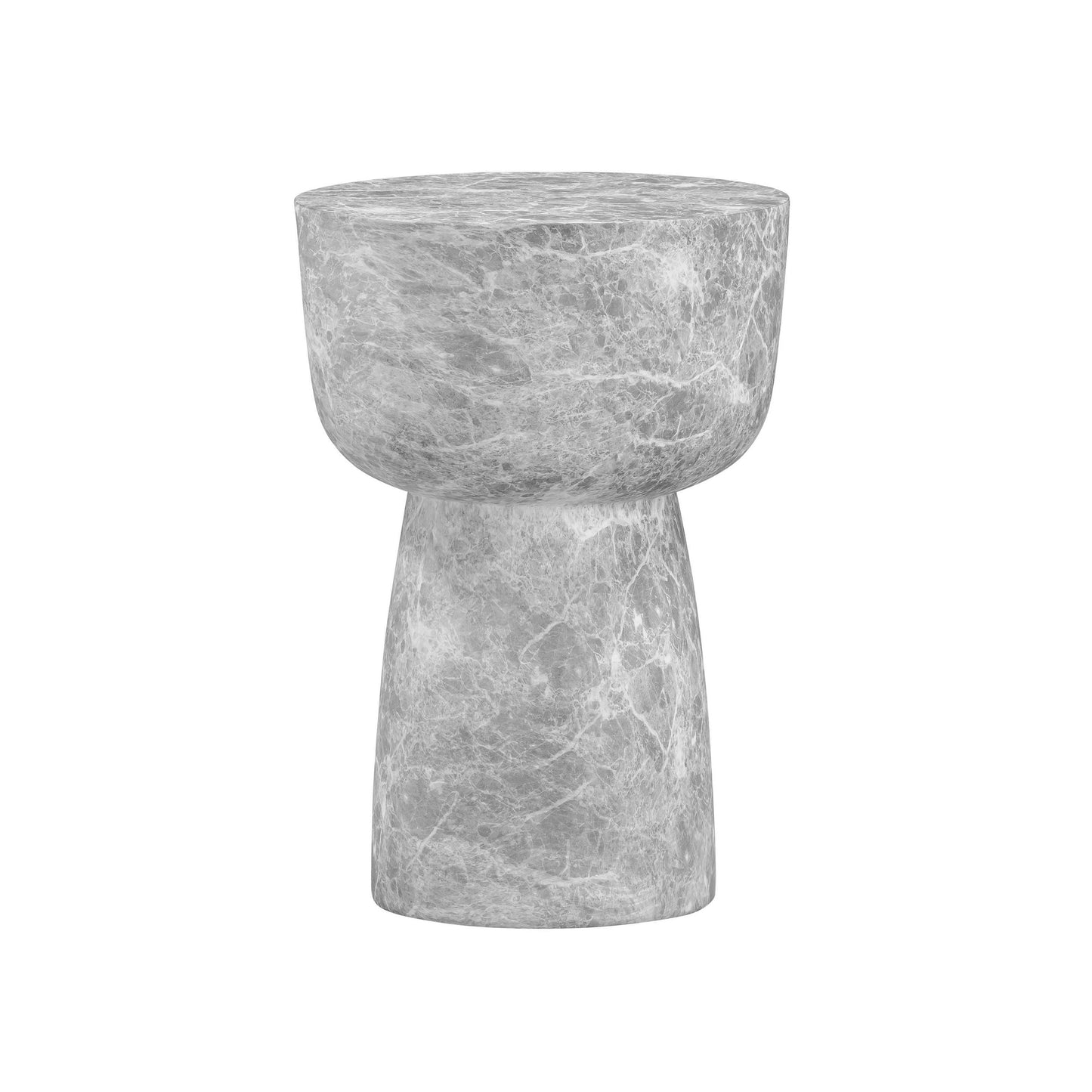Charra Indoor/Outdoor Side Table Grey by Tov Furniture