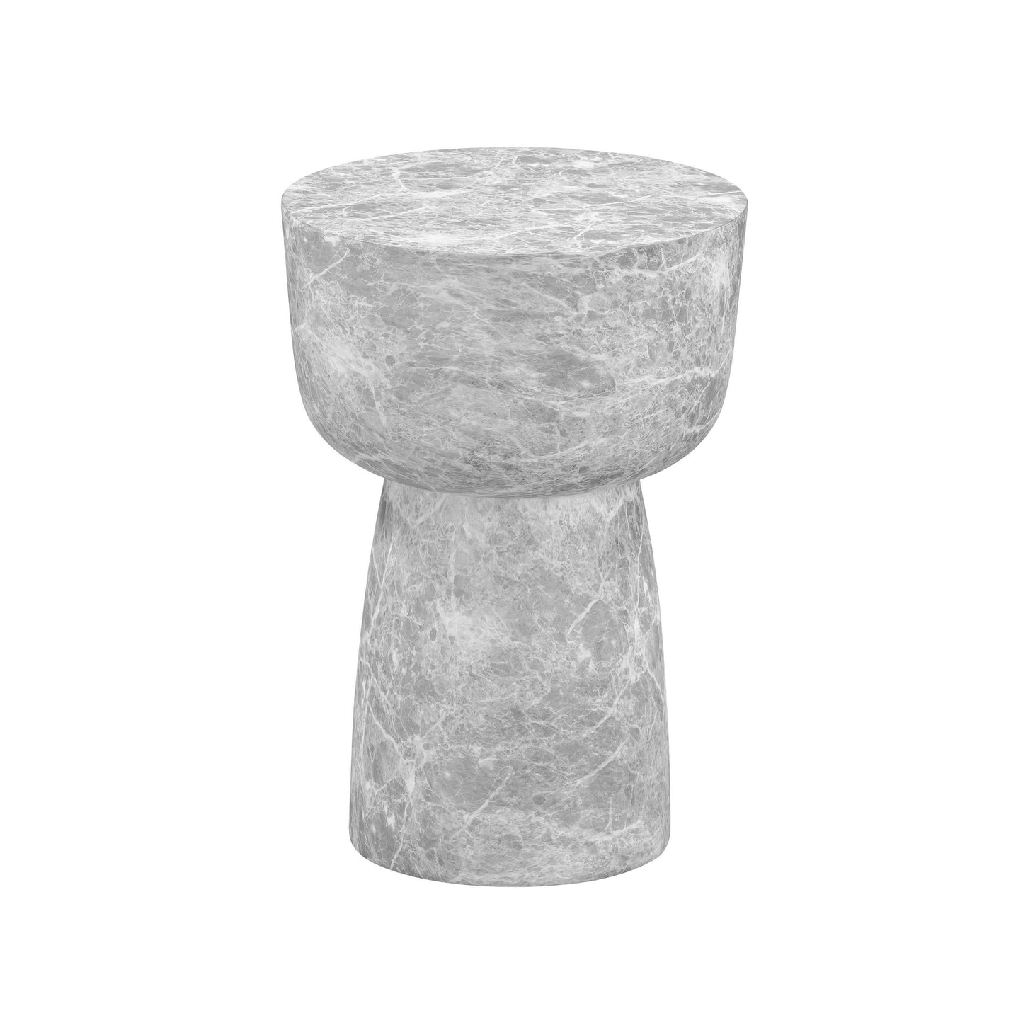Charra Indoor/Outdoor Side Table Grey by Tov Furniture