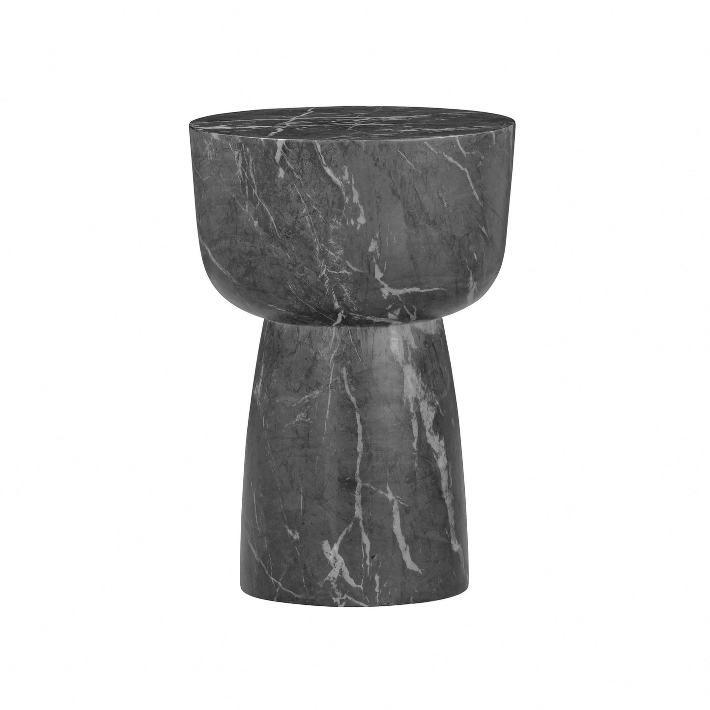 Charra Indoor/Outdoor Side Table Black by Tov Furniture