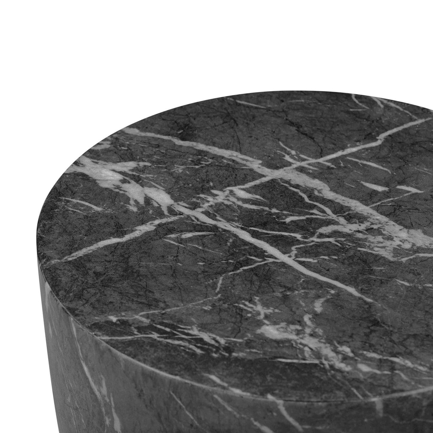 Charra Indoor/Outdoor Side Table Black by Tov Furniture