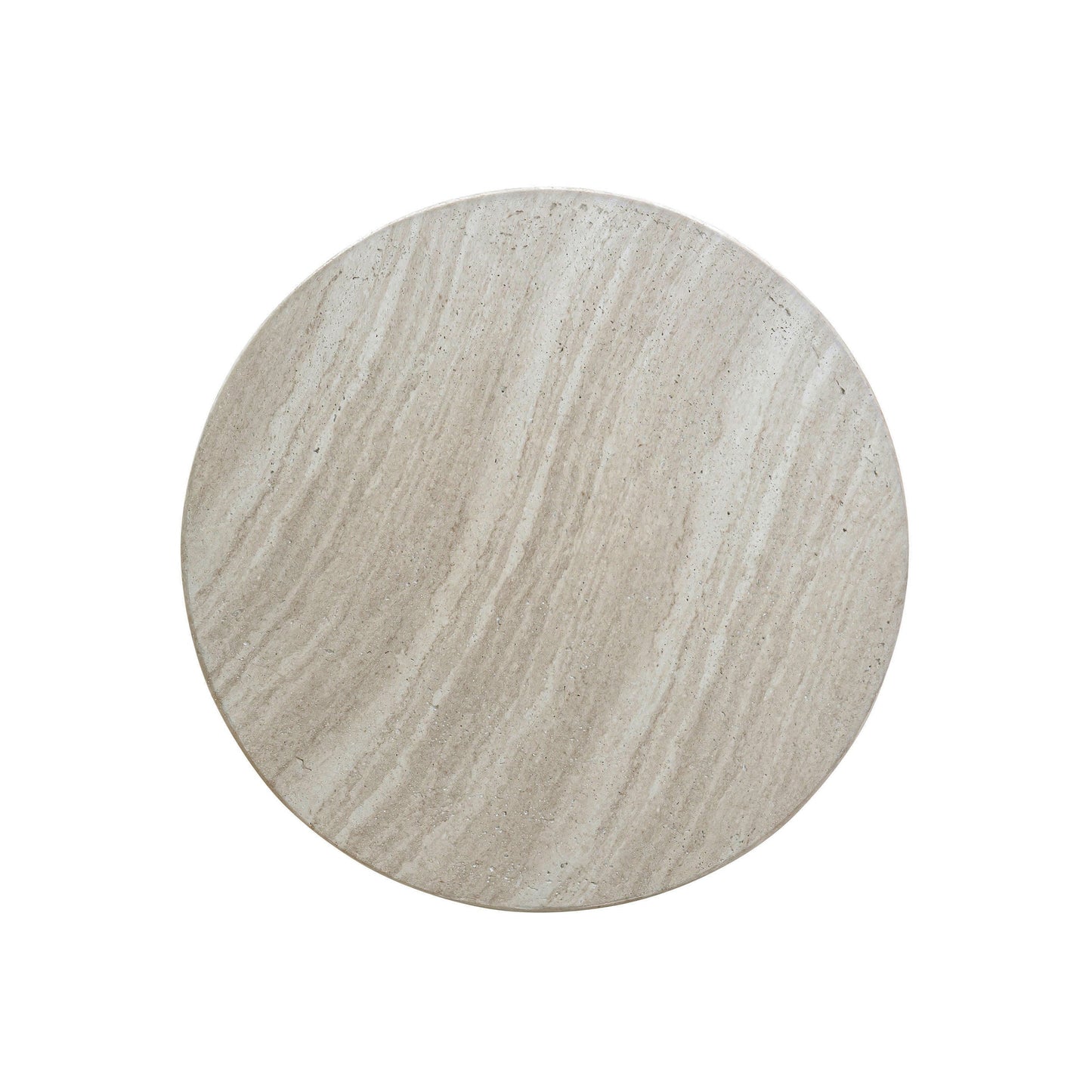 Charra Indoor/Outdoor Side Table Travertine by Tov Furniture