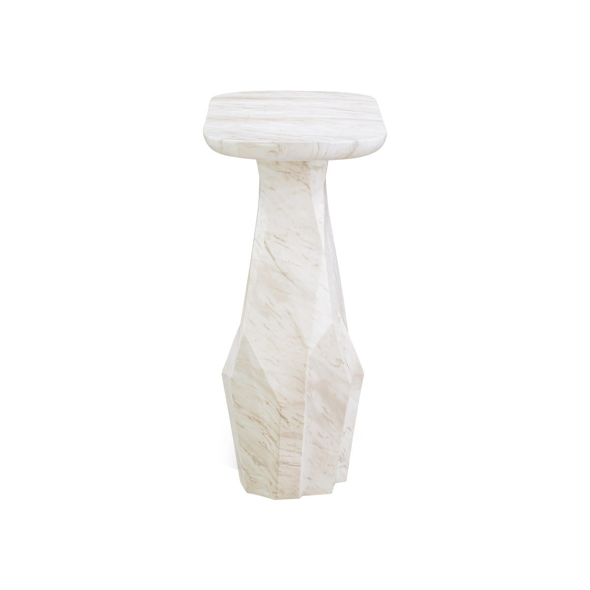 Esme 54" Faux Marble Indoor/Outdoor Long Console Table by TOV Furniture – photo 4 of 8