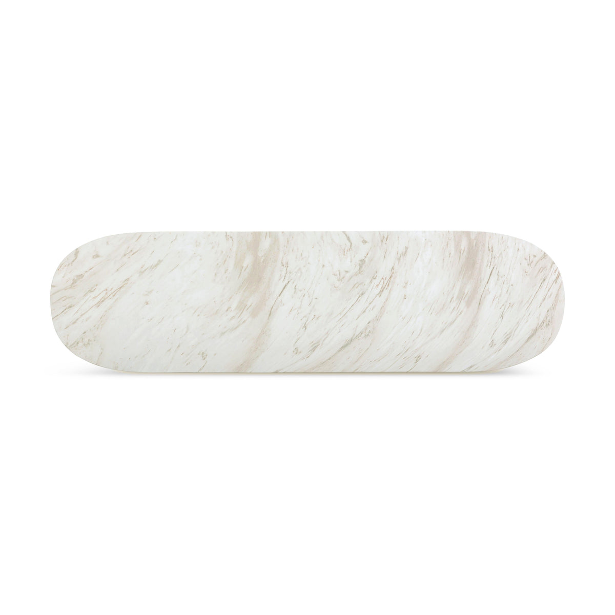 Esme 54" Faux Marble Indoor/Outdoor Long Console Table by TOV Furniture – photo 5 of 8