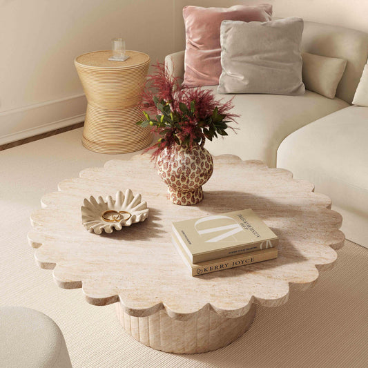 Henri Natural Rattan Side Table by TOV Furniture – photo 2 of 7