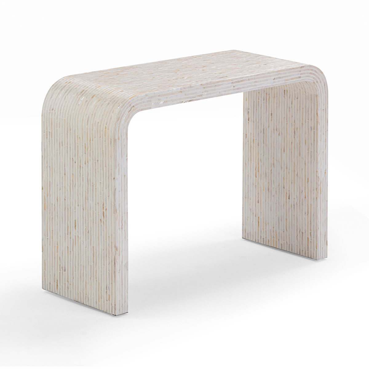 Opus 43" Cream Capiz Shell Console Table by TOV Furniture – photo 1 of 8