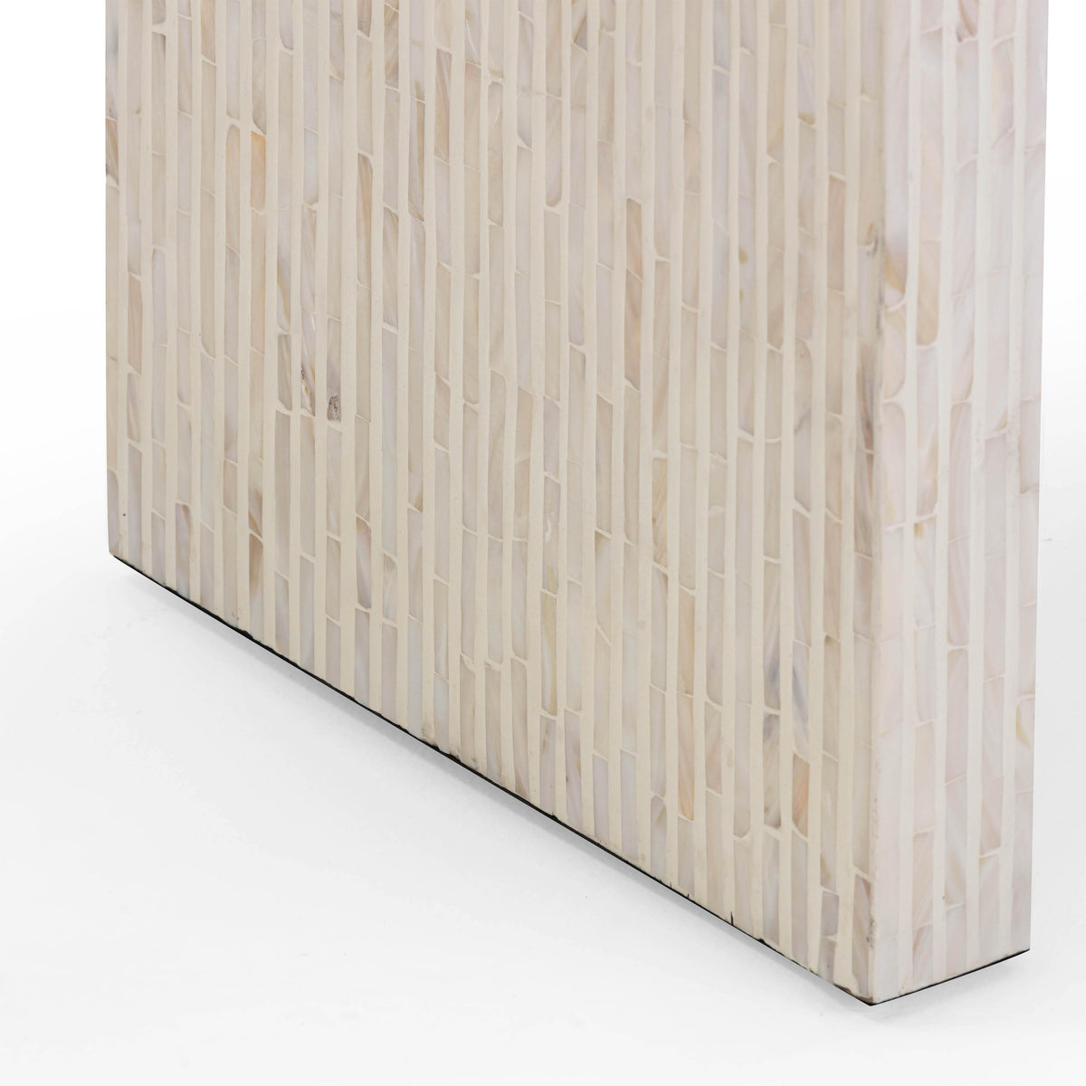 Opus 43" Cream Capiz Shell Console Table by TOV Furniture – photo 6 of 8