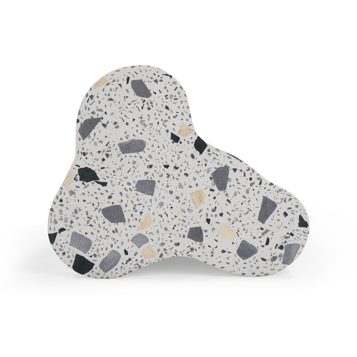 Slab Black & White Riverbed Terrazzo Side Table by TOV Furniture – photo 6 of 10