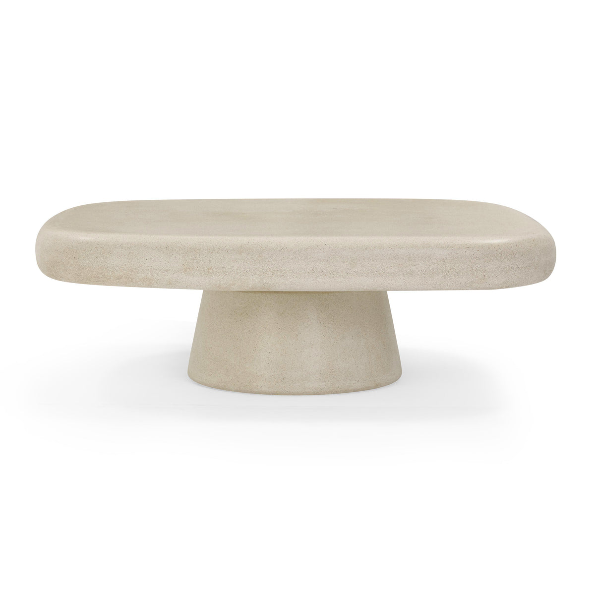 Darial Faux Sandstone Indoor/Outdoor Coffee Table by TOV Furniture – photo 3 of 10