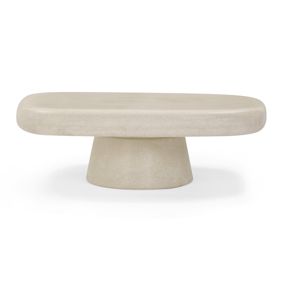 Darial Faux Sandstone Indoor/Outdoor Coffee Table by TOV Furniture – photo 4 of 10
