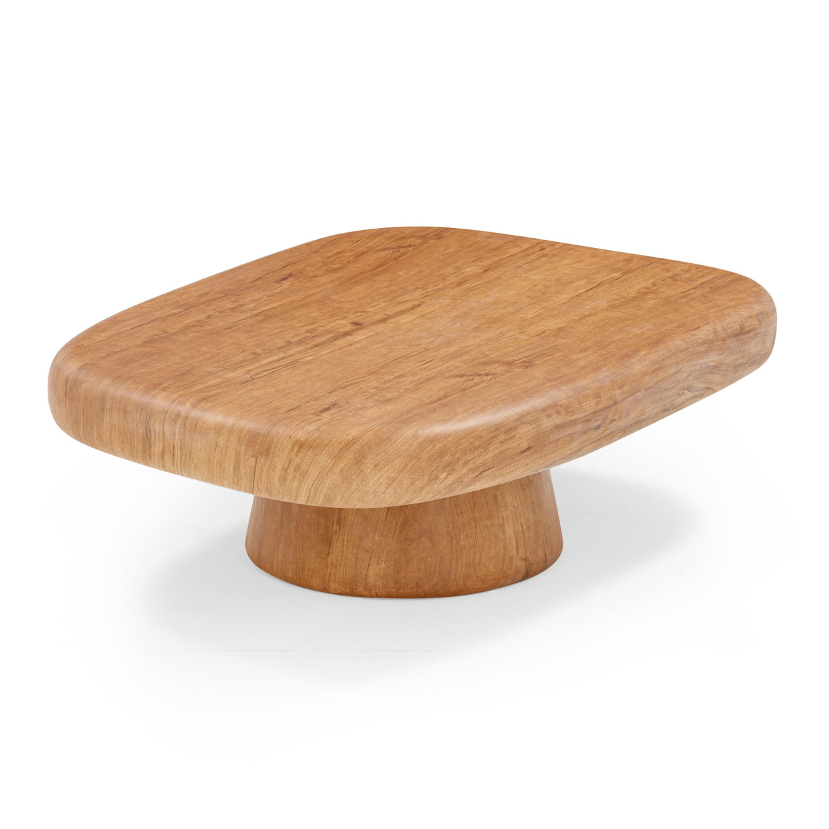Darial Faux Wood Grain Pattern Indoor/Outdoor Coffee Table by TOV Furniture – photo 1 of 10