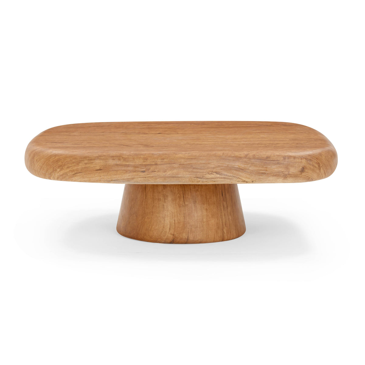 Darial Faux Wood Grain Pattern Indoor/Outdoor Coffee Table by TOV Furniture – photo 3 of 10