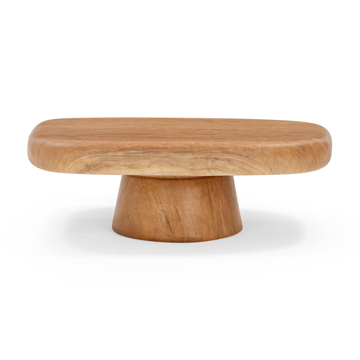 Darial Faux Wood Grain Pattern Indoor/Outdoor Coffee Table by TOV Furniture – photo 4 of 10