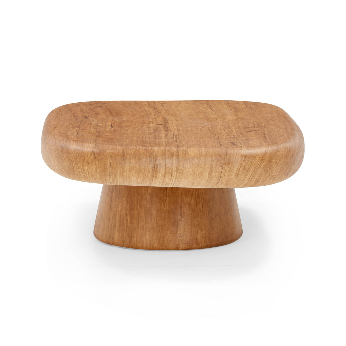 Darial Faux Wood Grain Pattern Indoor/Outdoor Coffee Table by TOV Furniture – photo 5 of 10