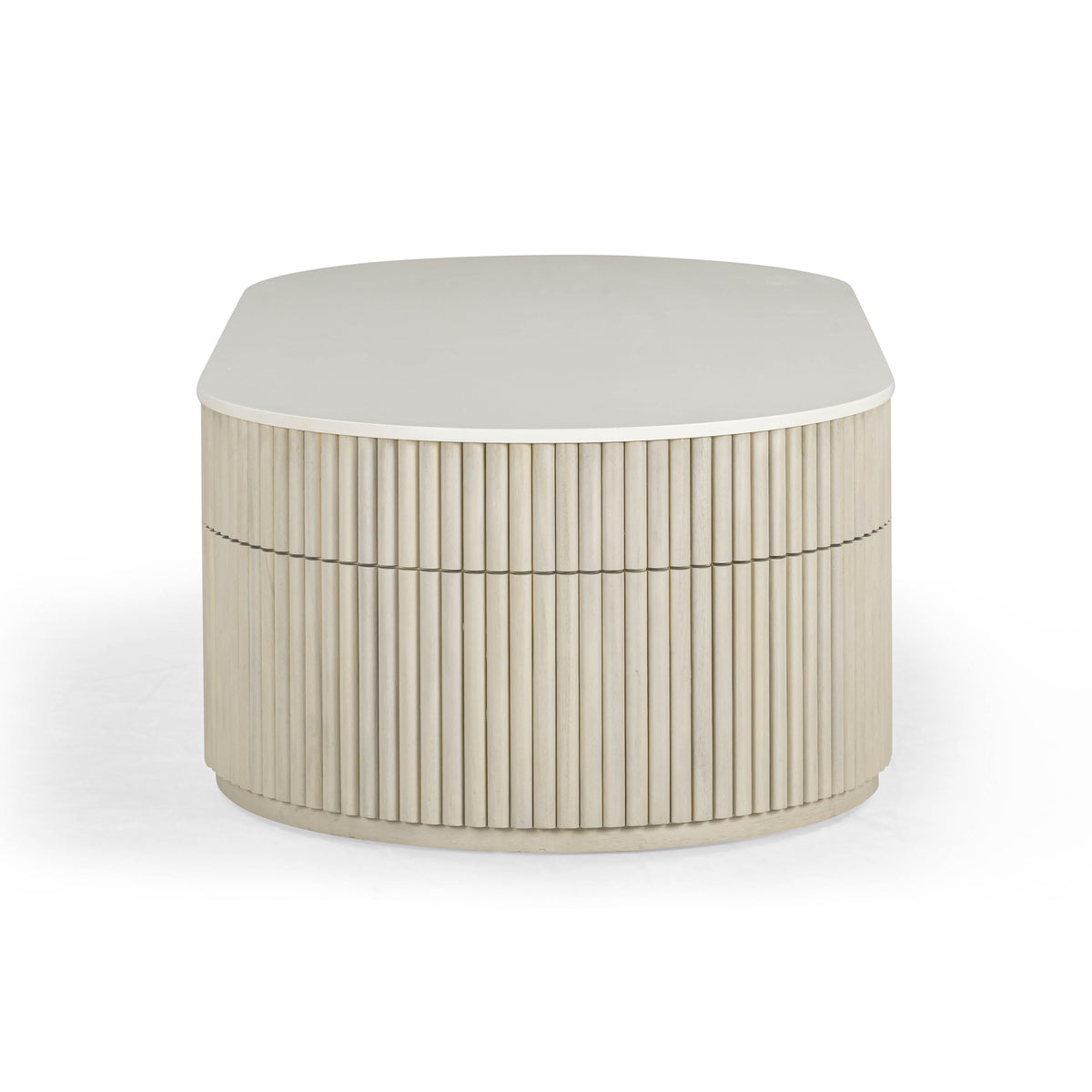 Bella 52" Cream Large Storage Coffee Table by TOV Furniture – photo 5 of 8