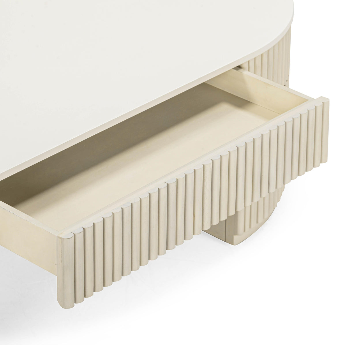 Bella 52" Cream Large Storage Coffee Table by TOV Furniture – photo 7 of 8