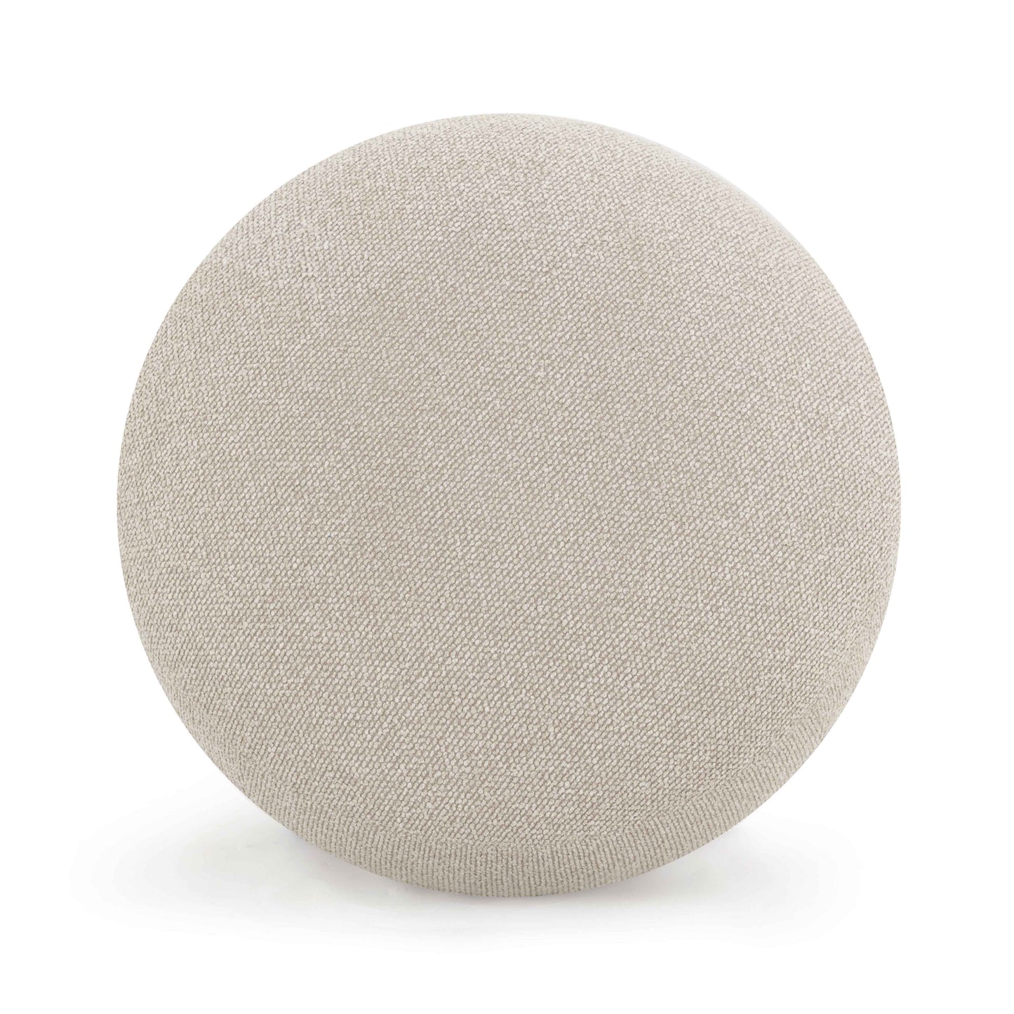 Pucker Warm Grey Performance Boucle Ottoman Warm Grey by Tov Furniture
